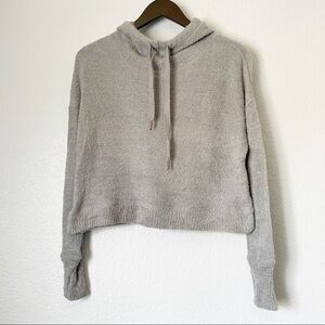 Z SUPPLY Kacey Feather Hoodie Sweater Gray XS